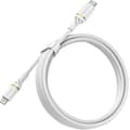 Miniatyrbillede 2 af 3: OtterBox Standard - Lightning-kabel - 24-bens USB-C han til Lightning han - 2 m - Cloud Dust White - understøtter strømforsyning - til Apple iPad/iPho