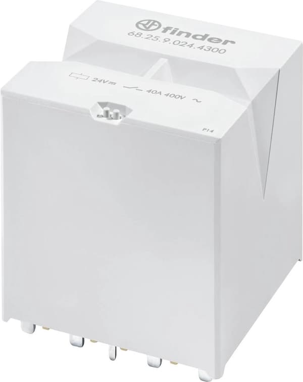 Finder 68.25.9.024.4300 Højeffektrelæ 40 A 4x NO, 1x NC 1 stk.