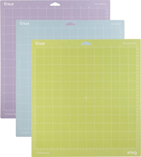 Cricut Explore/Maker LightGrip-Standard-StrongGrip skæremåtte - 30x30cm - 3 stk.