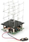 Miniatyrbillede 10 af 11: Velleman Loddesæt Cube LED 6,3 x 11,3 cm 9v rød