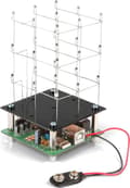 Miniatyrbillede 1 af 11: Velleman Loddesæt Cube LED 6,3 x 11,3 cm 9v rød
