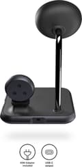 Pikkukuva 5 / 11: Zenin 4-in-1 langaton laturi. Lataa samanaikaisesti MagSafe-yhteensopivan iPhonen + Apple Watchin + AirPods + sisäänrakennetun 18 W USB-C-portin Qi- j