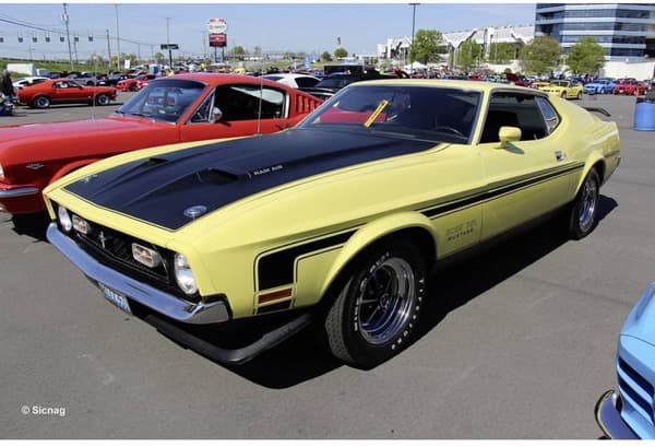 1:25 Revell 07699 71 Ford Mustang Boss 351 plastiksæt