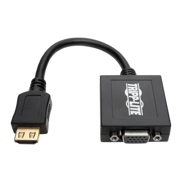 Eaton PowerWare Tripp Lite HDMI til VGA med Audio Converter Kabeladapter til Ultrabook/Laptop/Desktop PC (M/F), 6-in. (15,24 cm) - Videoadapter - TAA-