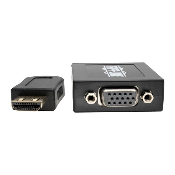 Eaton PowerWare Tripp Lite HDMI til VGA med Audio Converter Kabeladapter til Ultrabook/Laptop/Desktop PC (M/F), 6-in. (15,24 cm) - Videoadapter - TAA-