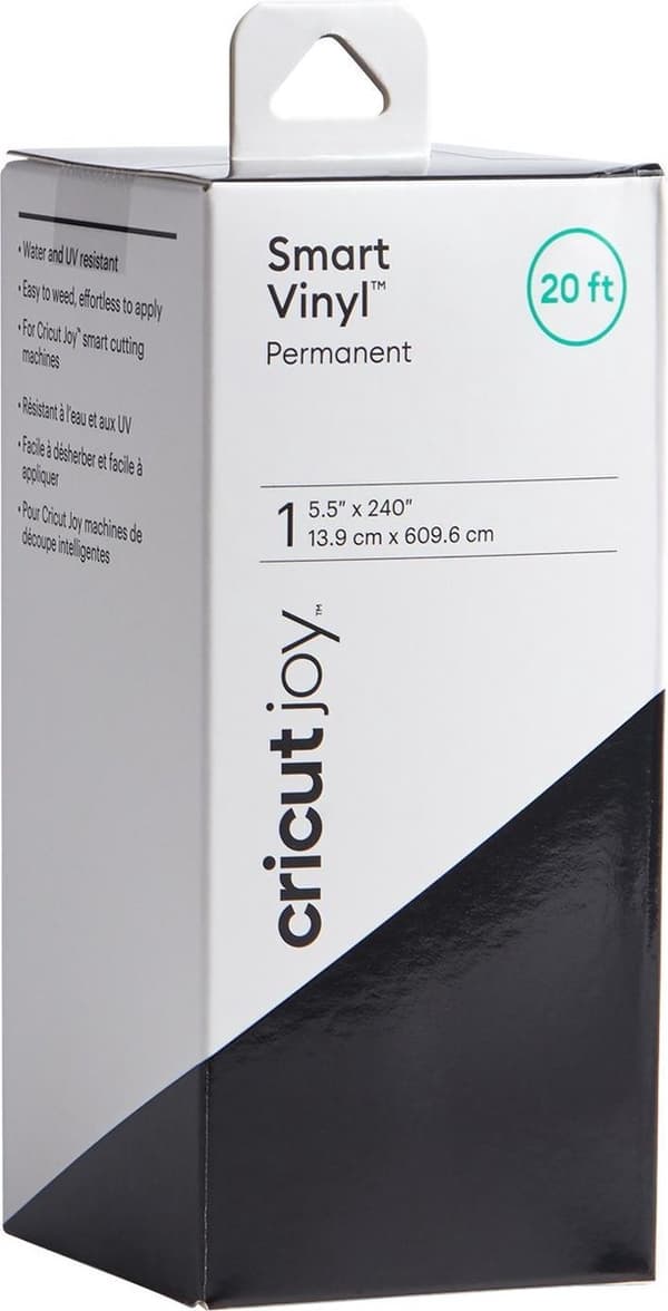 Cricut Joy Smart Vinyl - permanent - sort - 14x610cm