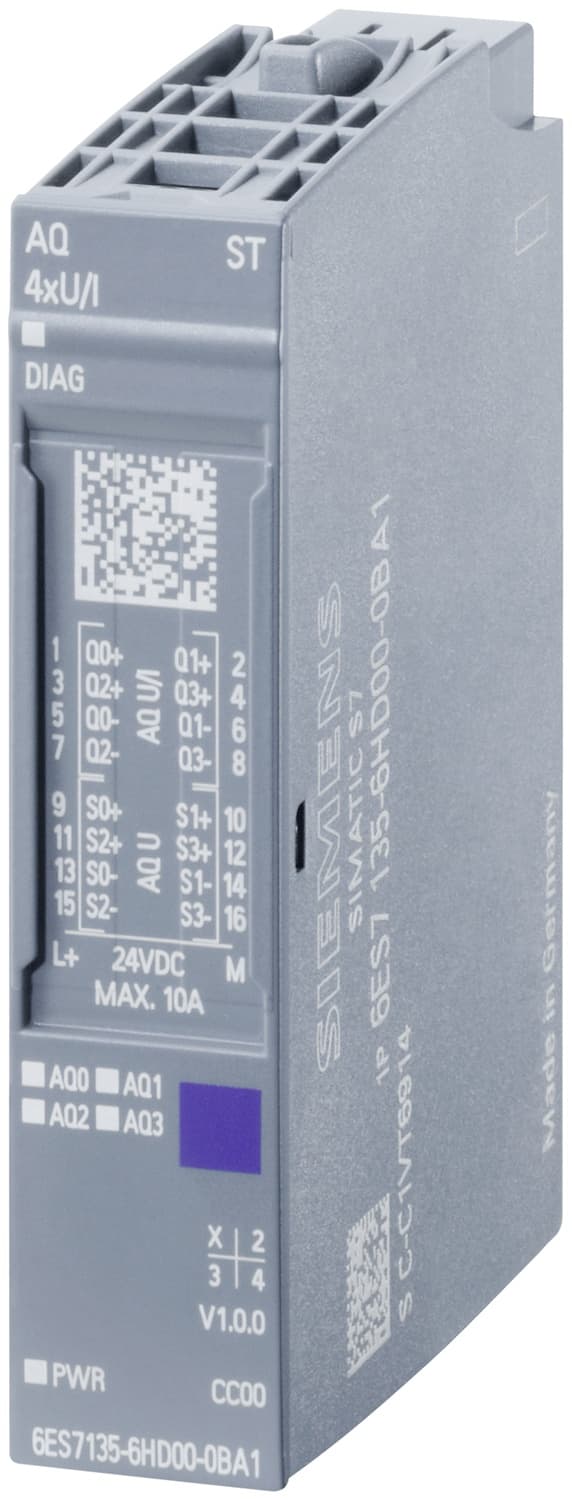 Siemens 6ES7135-6HD00-0BA1 digitalt og analogt I/O-modul (6ES7135-6HD00-0BA1)