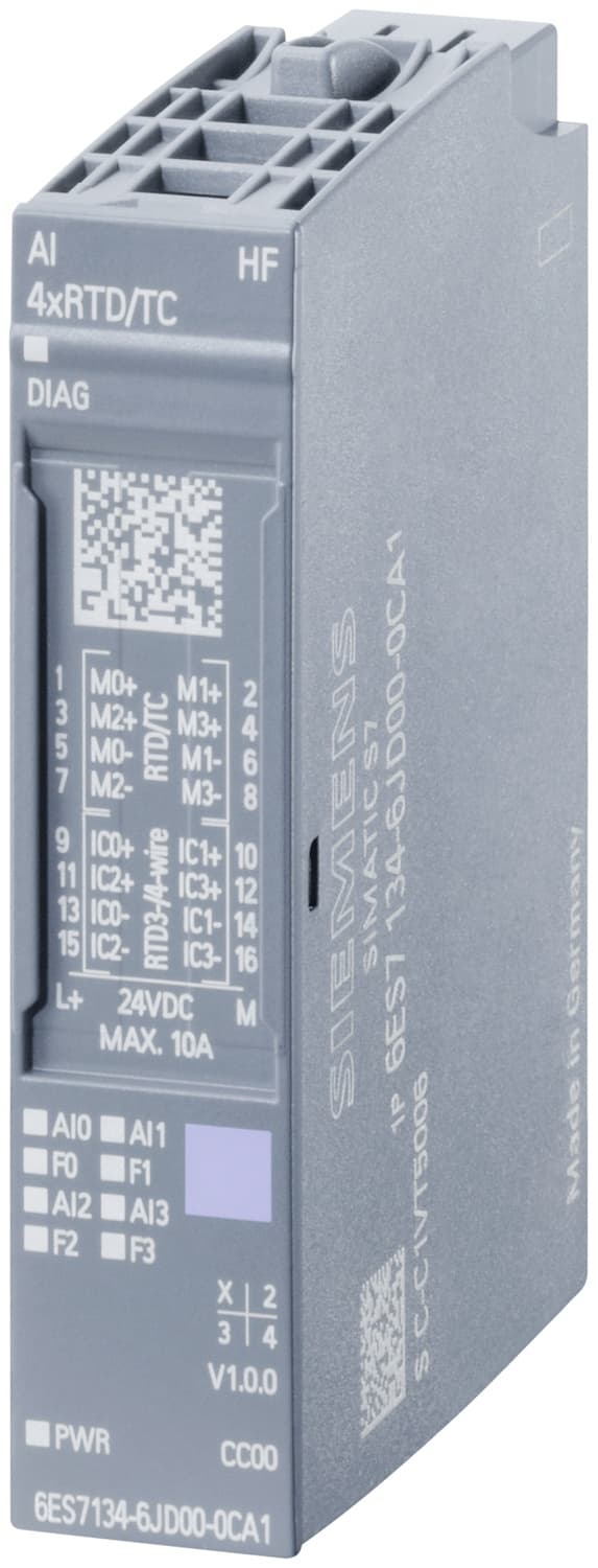 Siemens 6ES7134-6JD00-0CA1 digitalt og analogt I/O-modul (6ES7134-6JD00-0CA1)