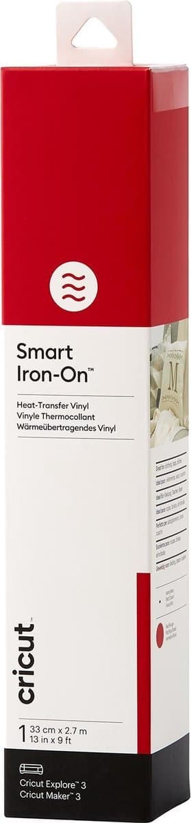 Cricut Smart Iron-on 33x273cm 1 ark (rød)