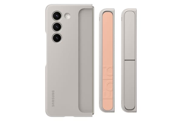 Samsung stående etui med strop til Galaxy Fold5, sand (EF-MF946CUEGWW)
