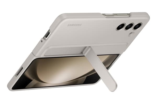 Samsung stående etui med strop til Galaxy Fold5, sand (EF-MF946CUEGWW)