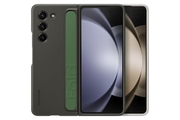 Samsung stående etui med strop til Galaxy Fold5, sand (EF-MF946CUEGWW)