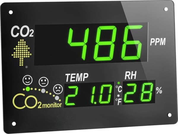TFA Dostmann AirCo2ntrol Observer hiilidioksidimittari musta