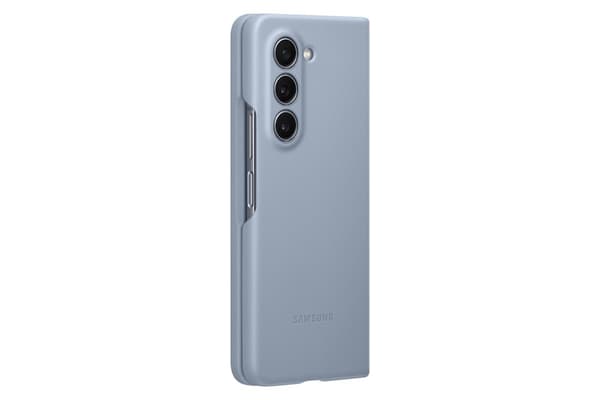 Samsung EF-VF946 - Suojaava läppäkotelo matkapuhelimelle - Eco-nahka - Ice Blue - Galaxy Z Fold5 (EF-VF946PLEGWW)