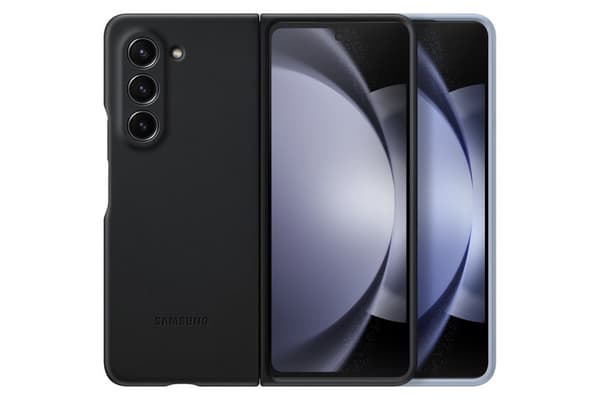 Samsung EF-VF946 - Suojaava läppäkotelo matkapuhelimelle - Eco-nahka - Ice Blue - Galaxy Z Fold5 (EF-VF946PLEGWW)