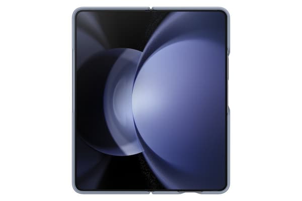 Samsung EF-VF946 - Suojaava läppäkotelo matkapuhelimelle - Eco-nahka - Ice Blue - Galaxy Z Fold5 (EF-VF946PLEGWW)
