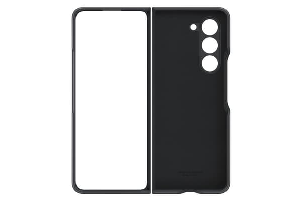 Samsung EF-VF946 - Beskyttende Flip-etui til mobiltelefon - Eco Læder - Sort - til Galaxy Z Fold5 (EF-VF946PBEGWW)