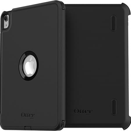 OtterBox Defender Series - Bakstycke för surfplatta - Polykarbonat, syntetiska fibrer - Svart - för Apple 10,9" iPad Air (4:e generationen, 5:e genera