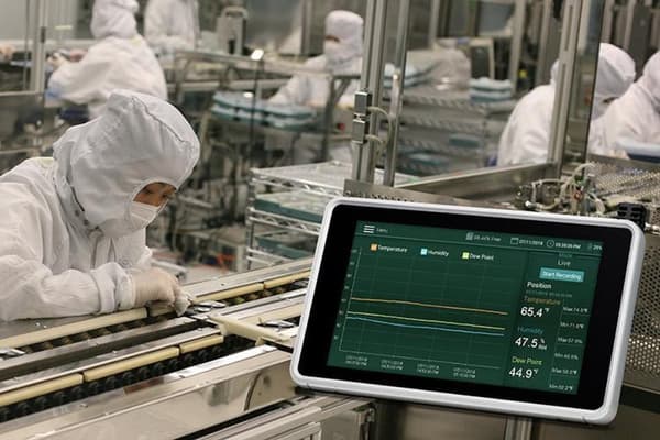 Extech RH550 - fugt- og temperaturoptager - med touchskærm