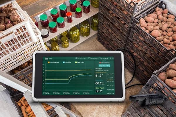 Extech RH550 - fugt- og temperaturoptager - med touchskærm