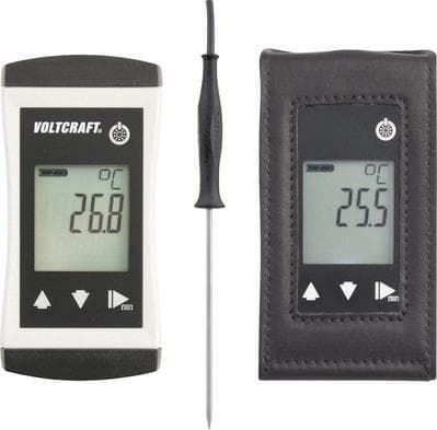 VOLTCRAFT PTM-120 + TG-400 temperaturmåler -70 - 250 °C sensor type Pt1000 IP65