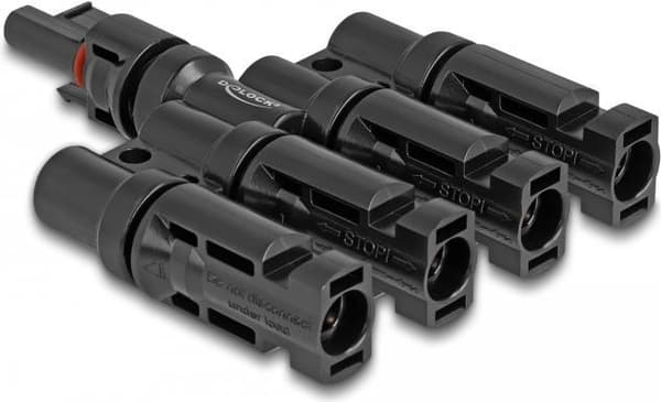 DeLOCK 60027 kaapelisovitin 1 x DL4 4 x DL4 musta (60027)
