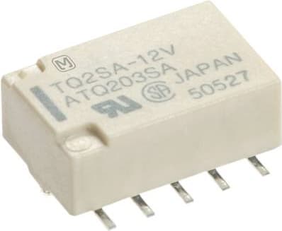 Panasonic TQ2SA5 SMD relæ 5 V/DC 2 A 2 skiftekontakter 1 stk (TQ2SA5)