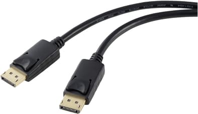 Renkforce DisplayPort-forbindelseskabel DisplayPort-stik 5,00 m sort RF-5245270 DisplayPort 1.2 DisplayPort-kabel (RF-5245270)