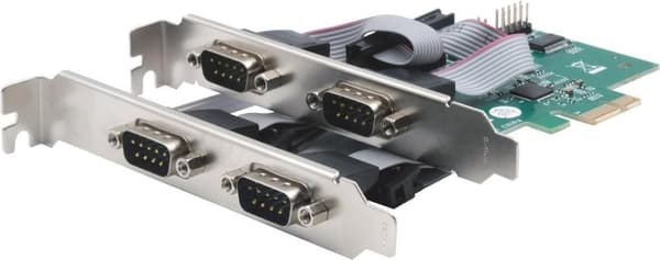 EXSYS GmbH PCIe 4S seriel RS-232-kort (ASIX) (EX-46014)