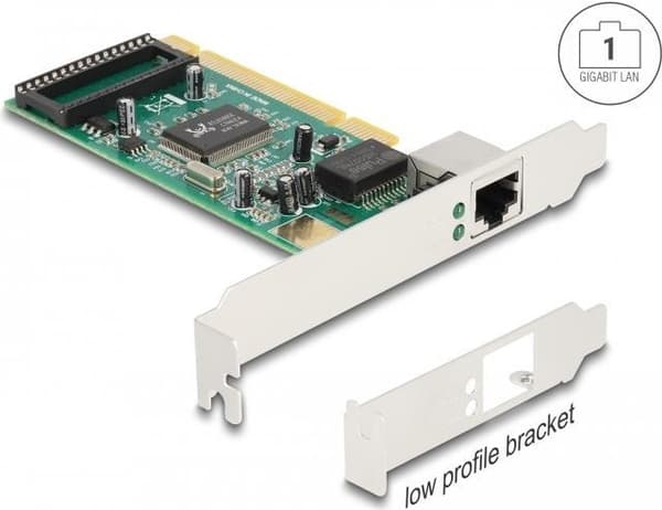 Delock PCI-kort til 1 x RJ45 Gigabit LAN RTL (88084)