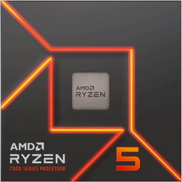 AMD Ryzen 5 7600X-processor til AM5-socket