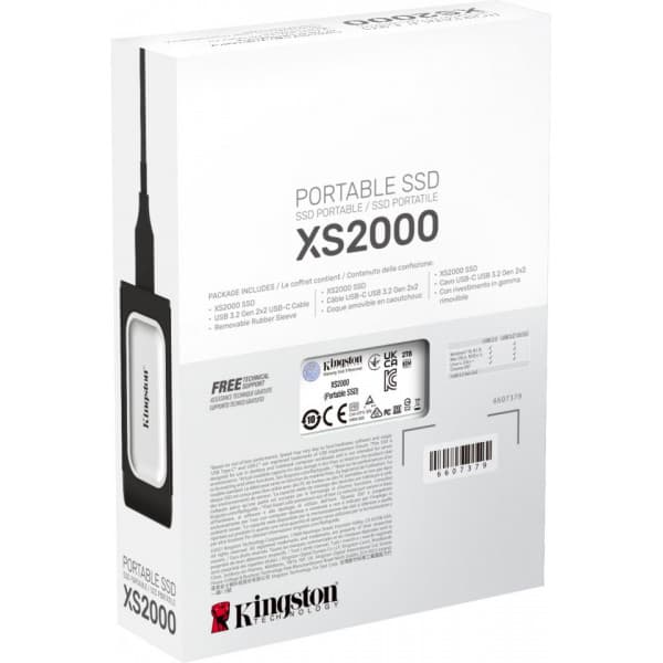 Kingston XS2000 -ulkoinen SSD-levy, 2 Tt