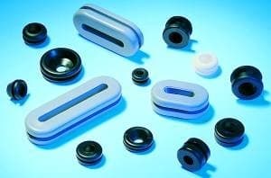 HellermannTyton kaapeliläpivienti ø 4 mm (HV1212 PVC-FR BK 2000)