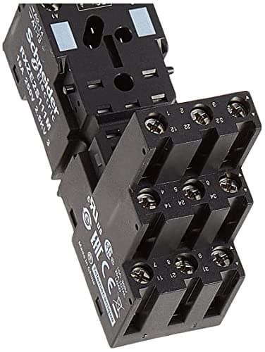 Schneider RXZE2S111M-stik til Rxm, 3-benet, separate kontakter, boksklemmer