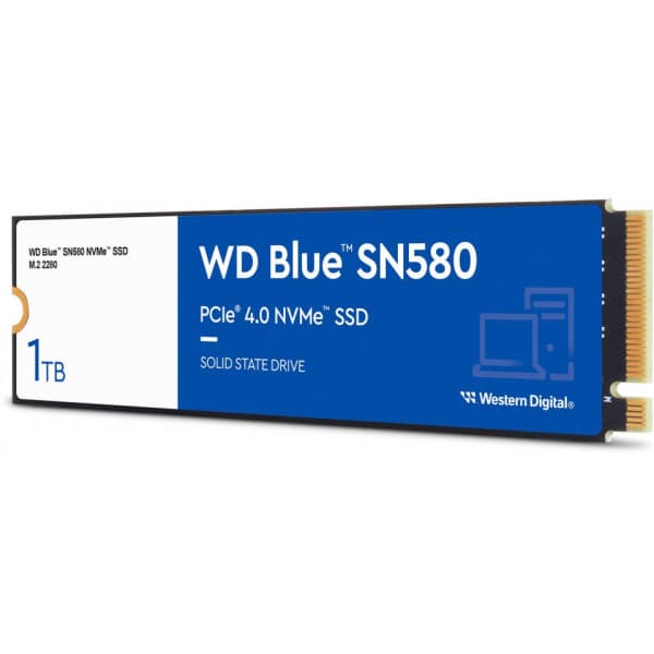 WD Blue SN580 1 Tt M.2 NVMe SSD -kovalevy