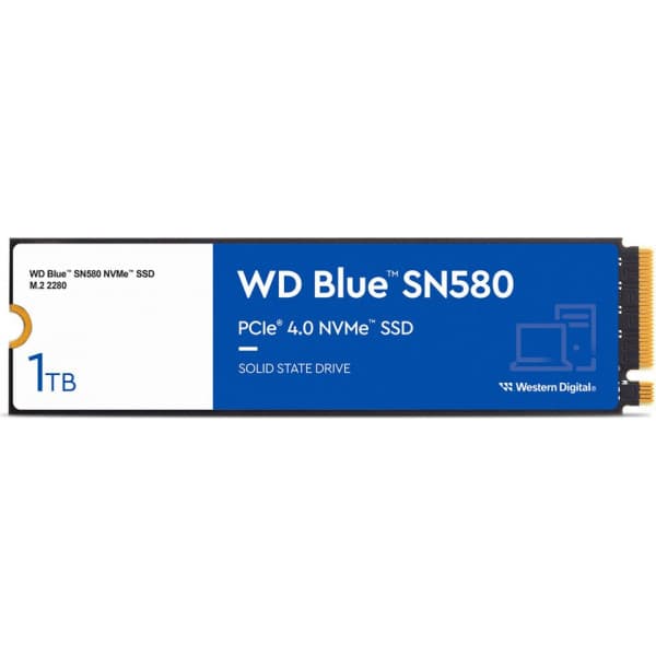 WD Blue SN580 1 Tt M.2 NVMe SSD -kovalevy