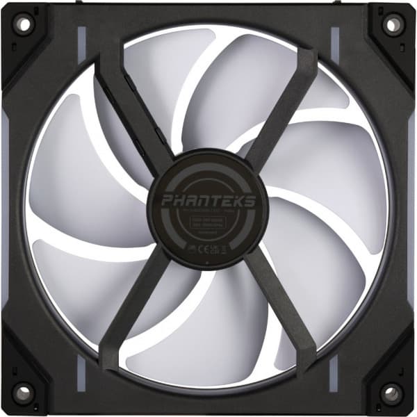 Phanteks D30-140 Omvänd Luftflöde D-RGB PWM-Fläkt, svart, 140 mm, 3 st