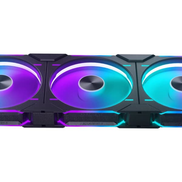 Phanteks D30-140 Omvänd Luftflöde D-RGB PWM-Fläkt, svart, 140 mm, 3 st