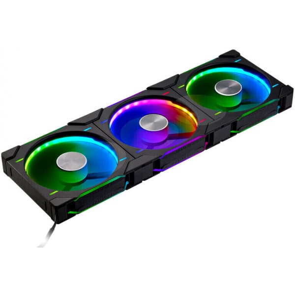 Phanteks D30-140 D-RGB PWM-blæser, sort, 140 mm, 3 stk.