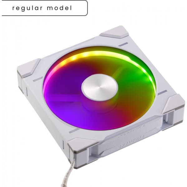 Phanteks D30-140 D-RGB PWM-fläkt, vit, 140 mm, 3 st