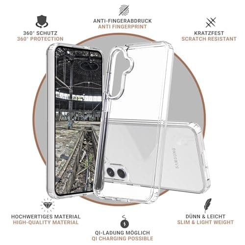 JT Berlin BackCase Pankow Clear| Samsung Galaxy S23 FE| gennemsigtig| 11046 (11046)