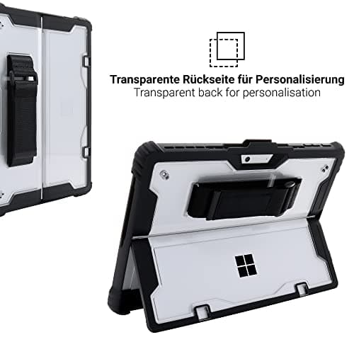 JT Berlin håndstrop taske | Microsoft Surface Pro 9 | sort/gennemsigtig | bulk | 30003 (30003)