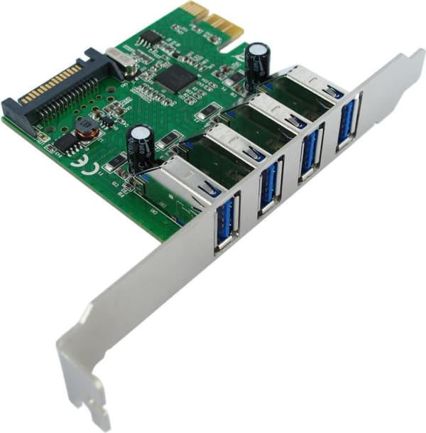 VALUE PCI Express-kort, USB 3.2 Gen 1, 4 porte