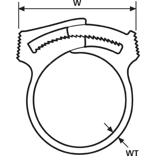 HellermannTyton CLAMP 10,8-12,3 SNP 4 Naturlig