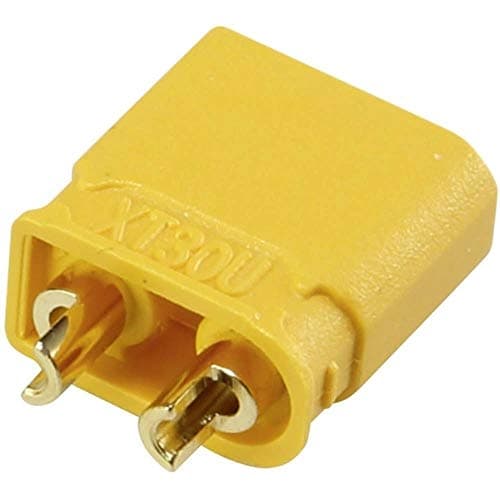 Reely RE-6619104 batteristik 2 mm stik, XT30U forgyldt, til lodning 1 stk.