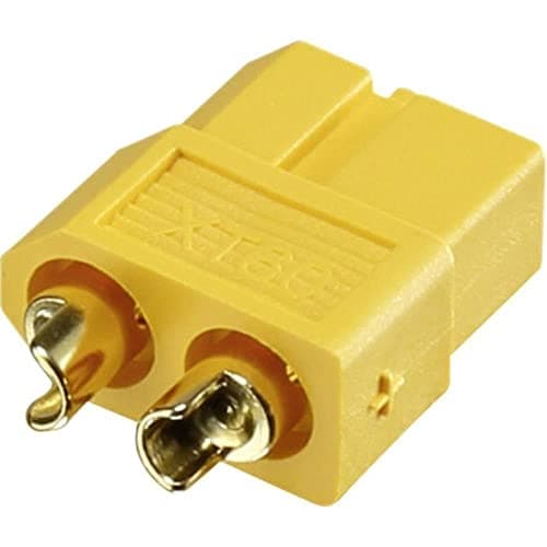 Reely RE-6618948 batterifatning Deluxe XT60H, 3,5 mm forgyldt, til lodning 1 stk.