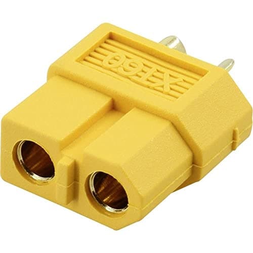 Reely RE-6618948 batterifatning Deluxe XT60H, 3,5 mm forgyldt, til lodning 1 stk.