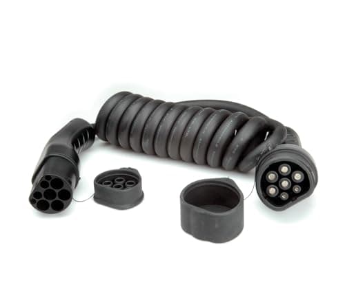 ROLINE EV ladekabel spiral type 2 3-ph. 32A 22kW 5m - 5m (19.08.0055)