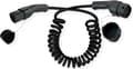 Miniatyrbillede 1 af 6: ROLINE EV ladekabel spiral type 2 3-ph. 32A 22kW 5m - 5m (19.08.0055)