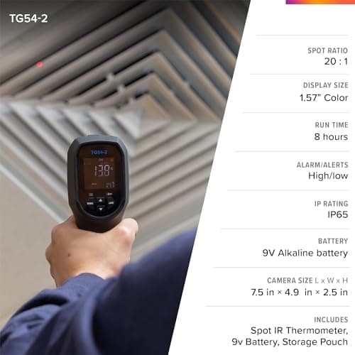 Flir TG54-2 infraröd termometeroptik 20 1 -30 - 850°C (TG54-2)